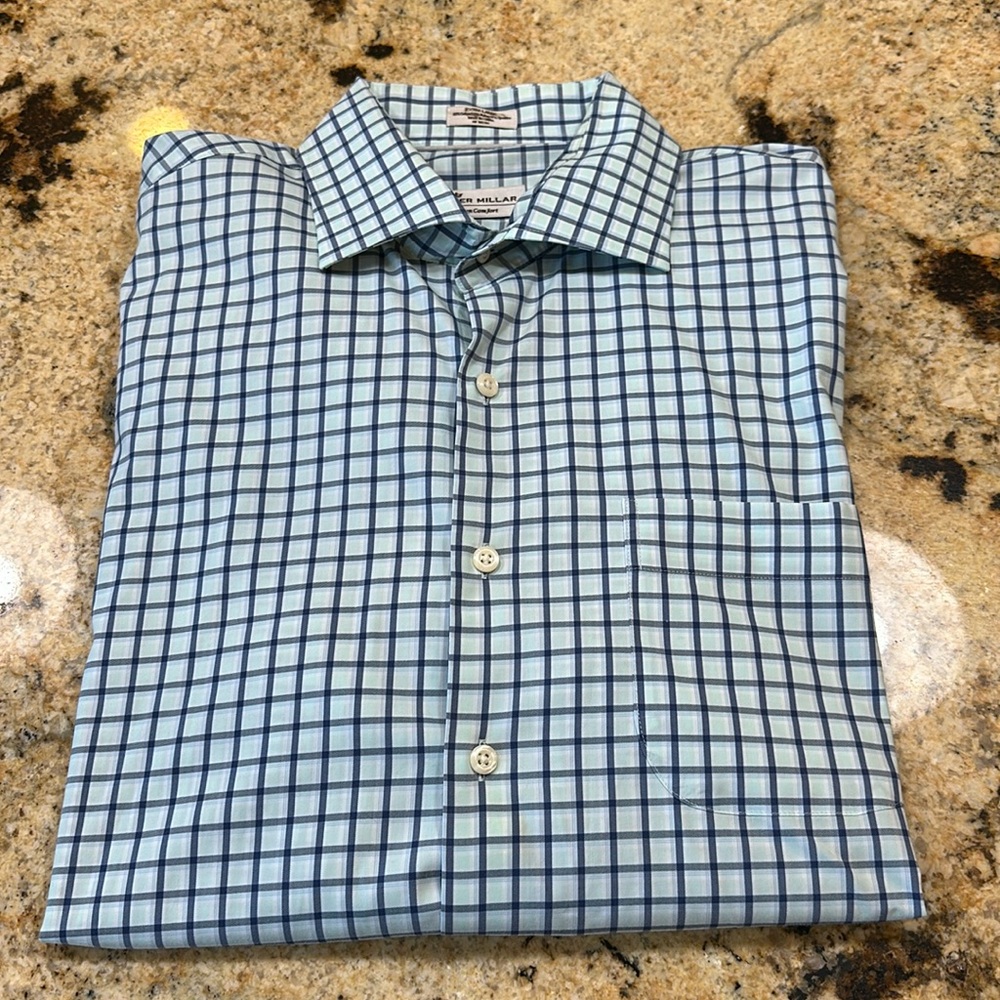 Peter Millar Crown Comfort Ling Sleeve Button Down Shirt